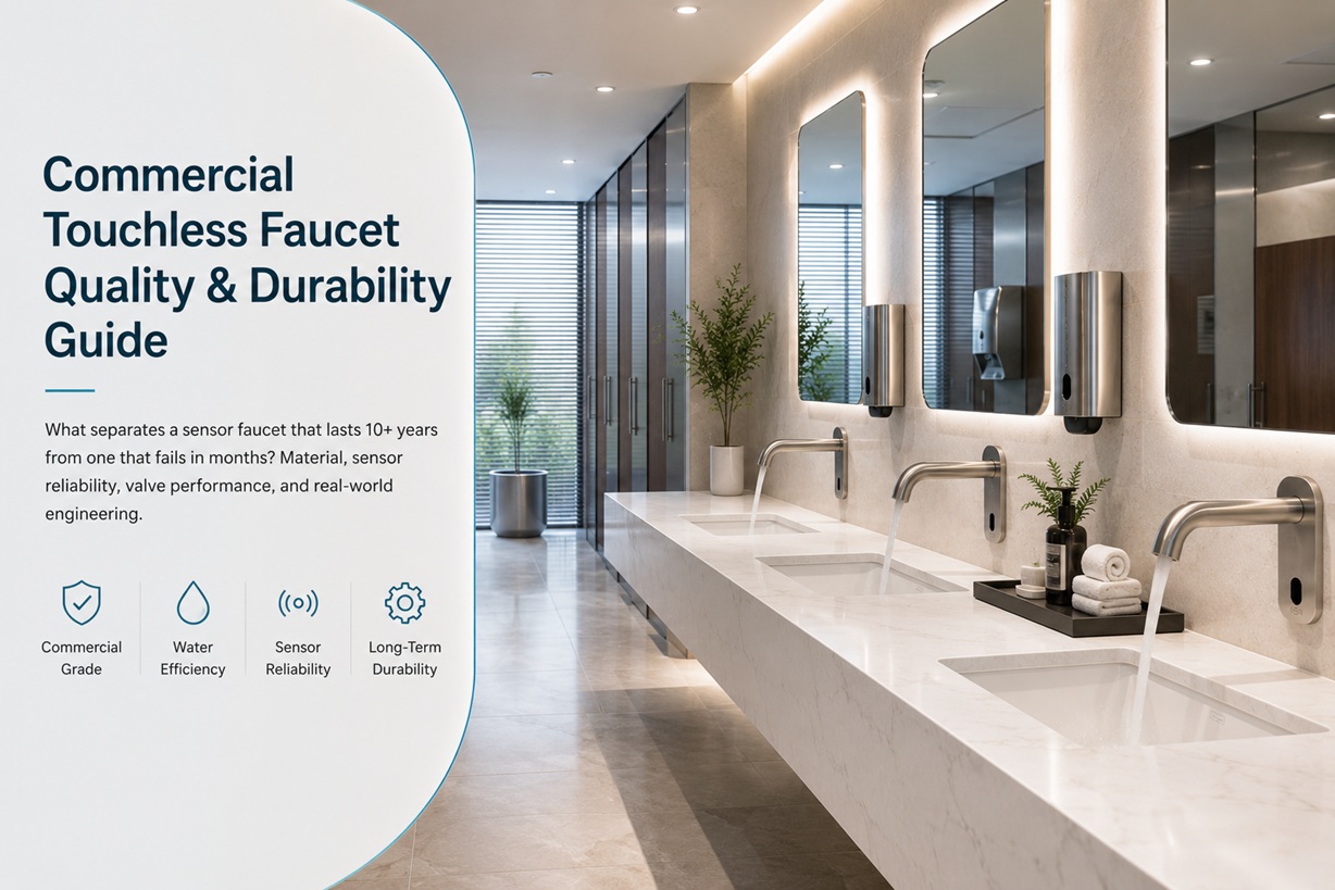 Ensuring commercial touchless faucets meet demands of high-traffic restrooms - Quality and durability guide